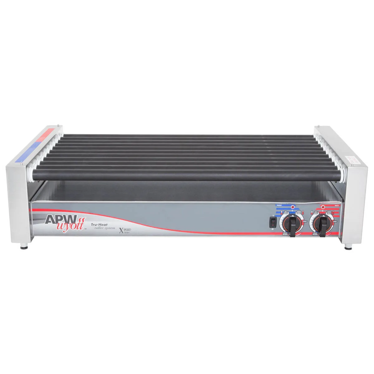 APW Wyott HRS-50 34" HotRod Hot Dog Grill w/ Infinite Controls, 11 Tru-Turn Rollers