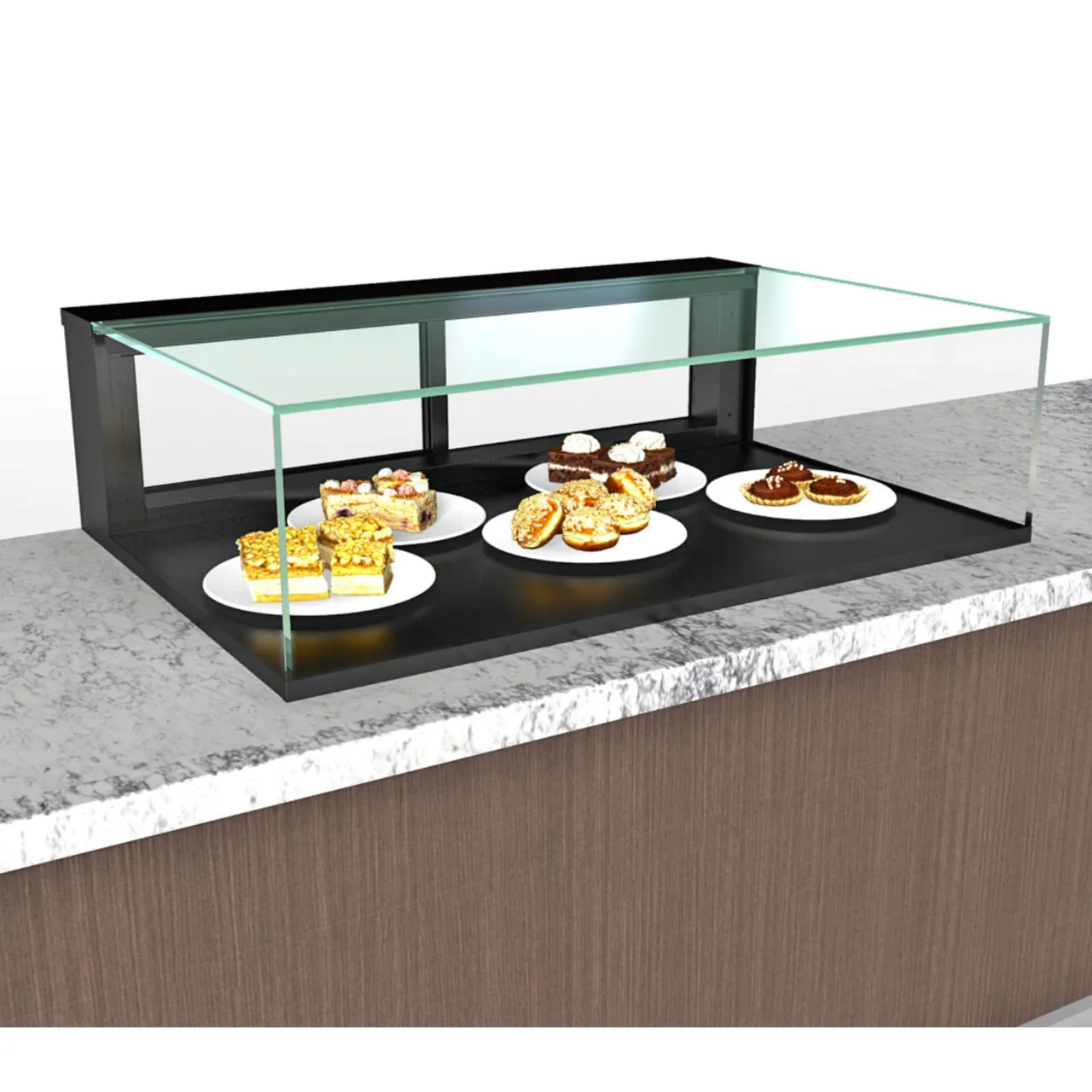 Structural Concepts NR4813DSV 48" Reveal® Service Non-Refrigerated Display Case