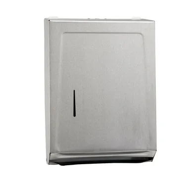 Winco TD-700 Stainless Steel Wall Mounted Towel Cabinet - Stainless Steel