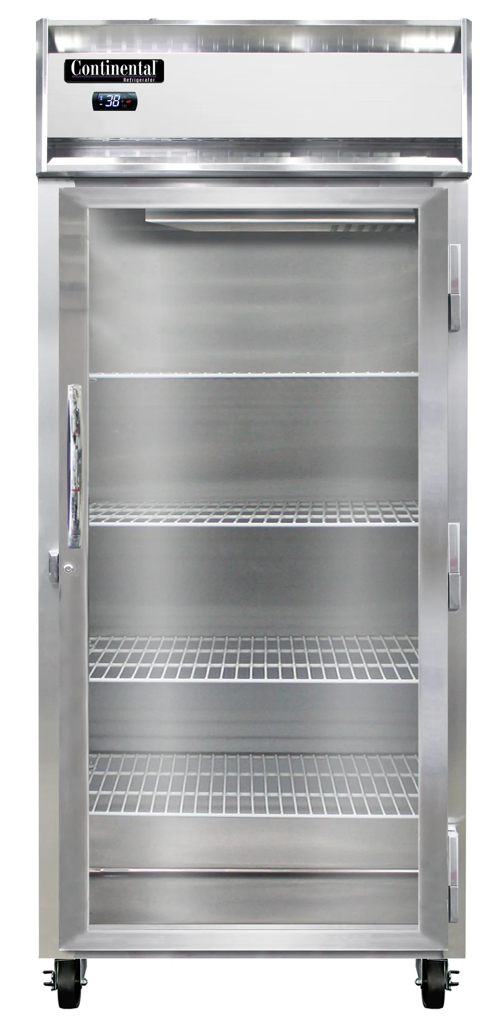 Continental Refrigerator 1RXNPT-GD-SD 36-1/4" 1-Section Pass-Thru Refrigerator, 30 cu. ft.