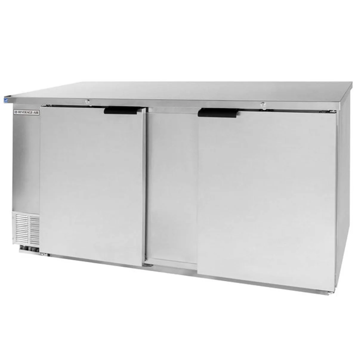 Beverage Air BB68HC-1-S 69" 2 Section Back Bar Refrigerator with Solid Door