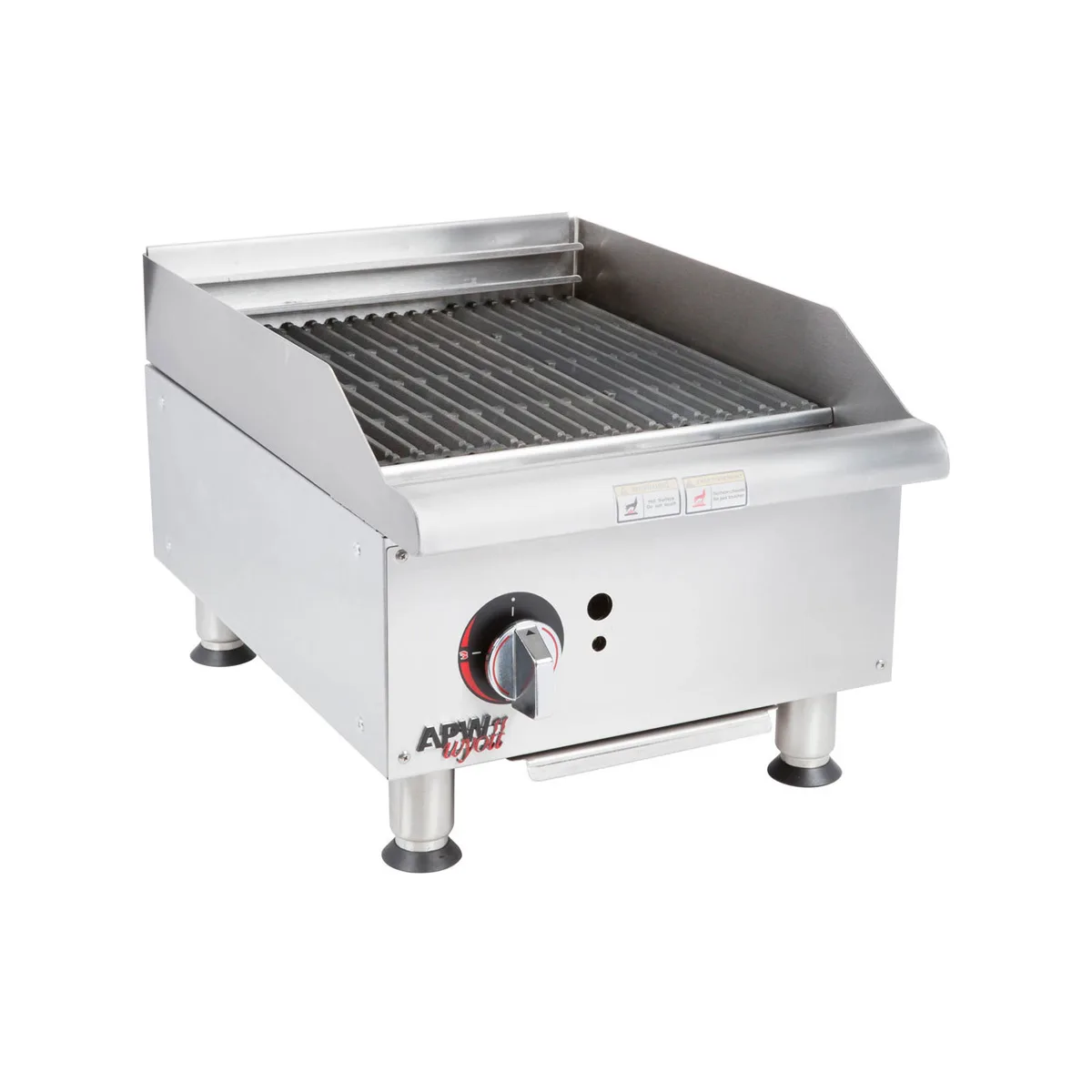 APW Wyott GCB-18S 18" Countertop Gas Radiant Charbroiler w/ (1) Burner, 30.000 BTU
