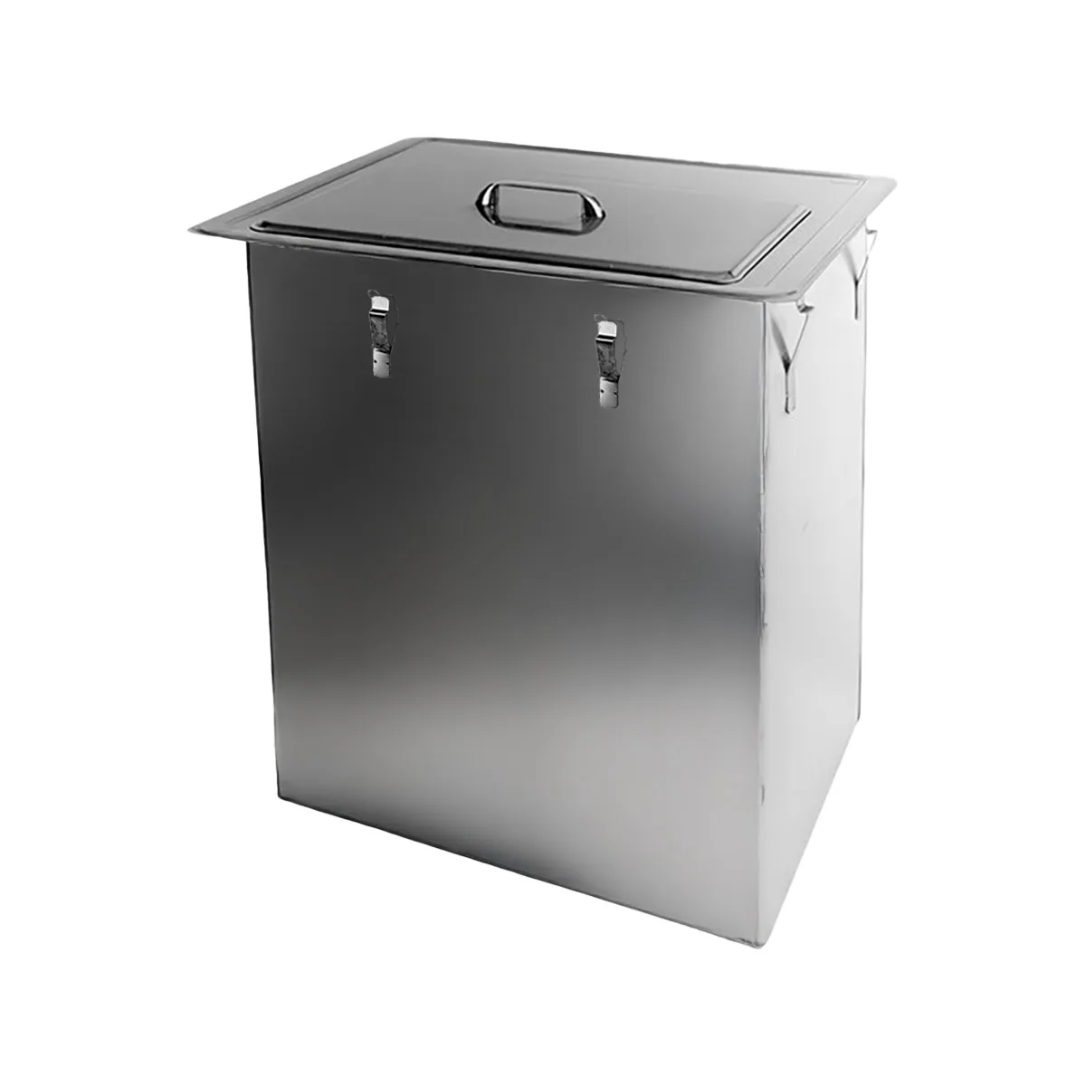 Delfield 203 20" Drop-In Ice Bin with Cover, 90 lbs. Capacity/ without Cold Plate -Stainless Steel