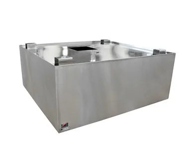 John Boos C2H-42-2 Condensate Hood, Box Type w/ Full Perimeter Gutter, Hanging Brackets