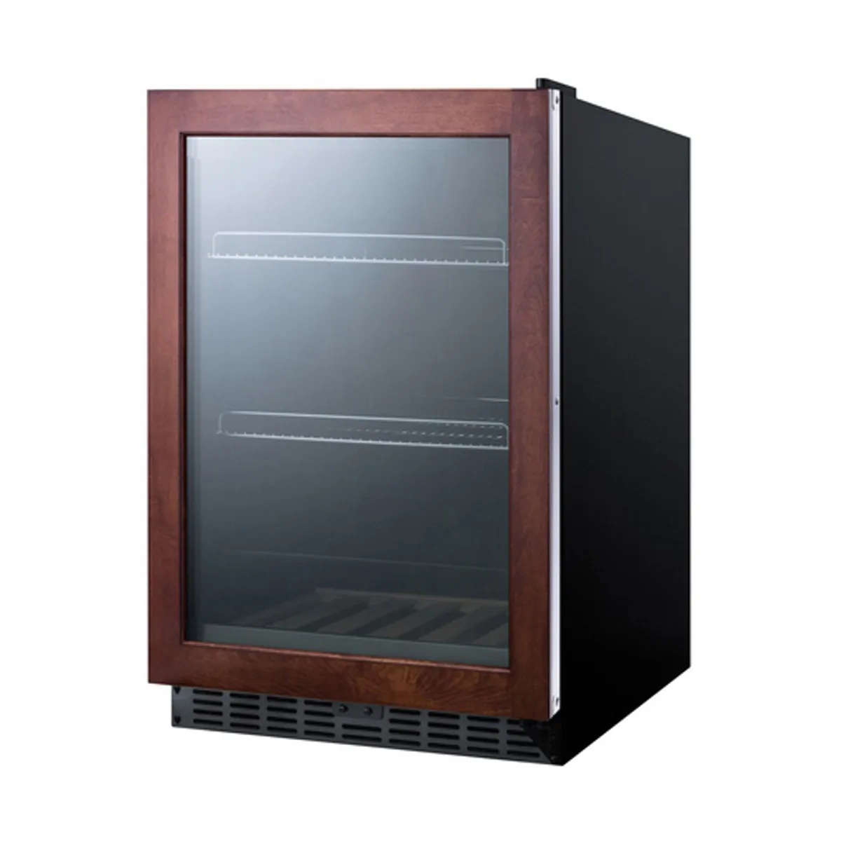 Summit SCR2466BPNR 23" 1-Section Panel Ready Glass Door Beverage Merchandiser, 6 Bottle