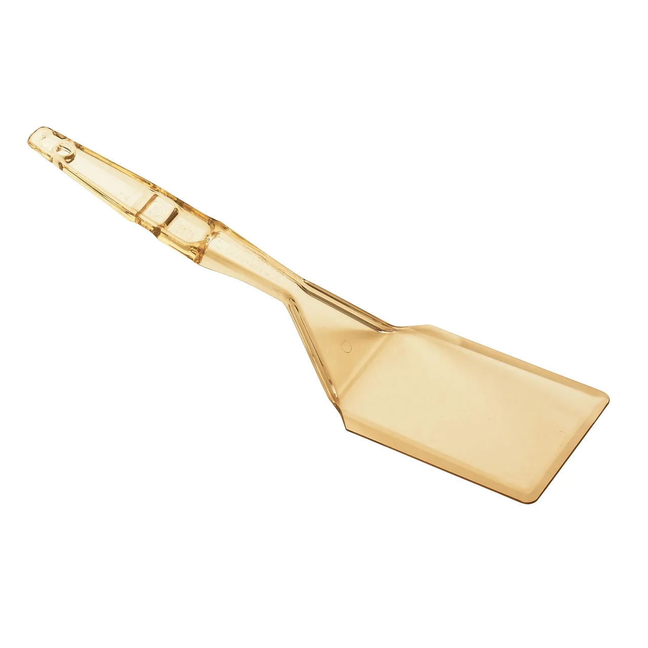 Cambro SPA14150 - High‑Heat Turner, 14", 5-1/8" x 3-1/2" Ultem, Amber, Non‑Stick, NSF