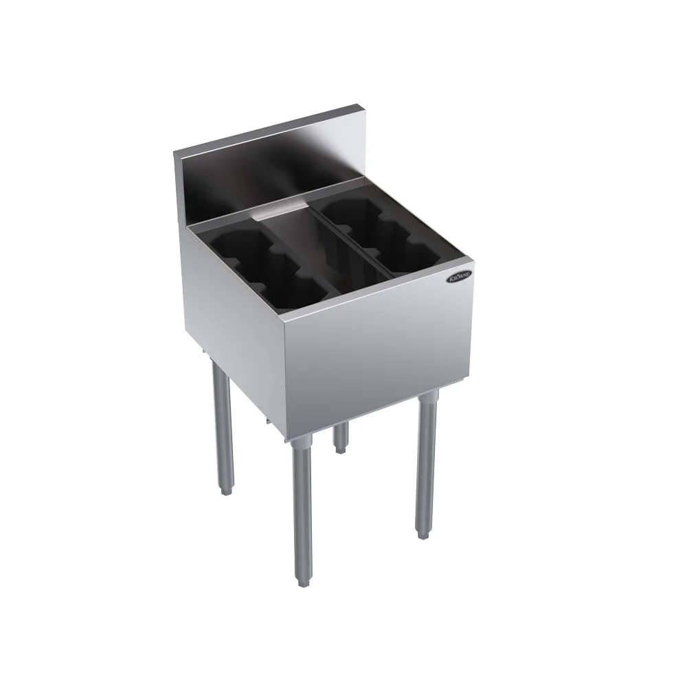 Krowne KR19-18-7 18" Underbar Ice Bin/Cocktail Unit w/ 55 lbs., 7-Circuit Cold Plate