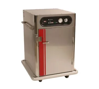 Carter-Hoffmann SR188 1-Section Heated Holding Cabinet, Solid Door, 43"-48" Height, Stainless Steel, Mobile, Adjustable Slides