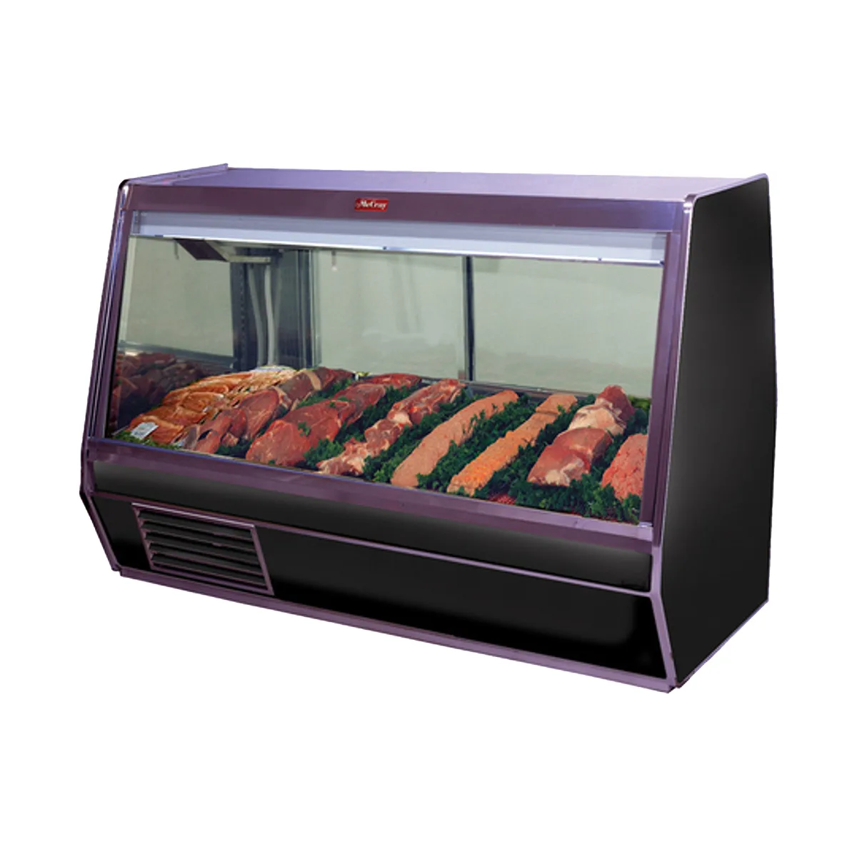 Howard-McCray SC-CMS32E-8-BE-LED 98" Single Duty Flat Refrigerated Meat Display Case