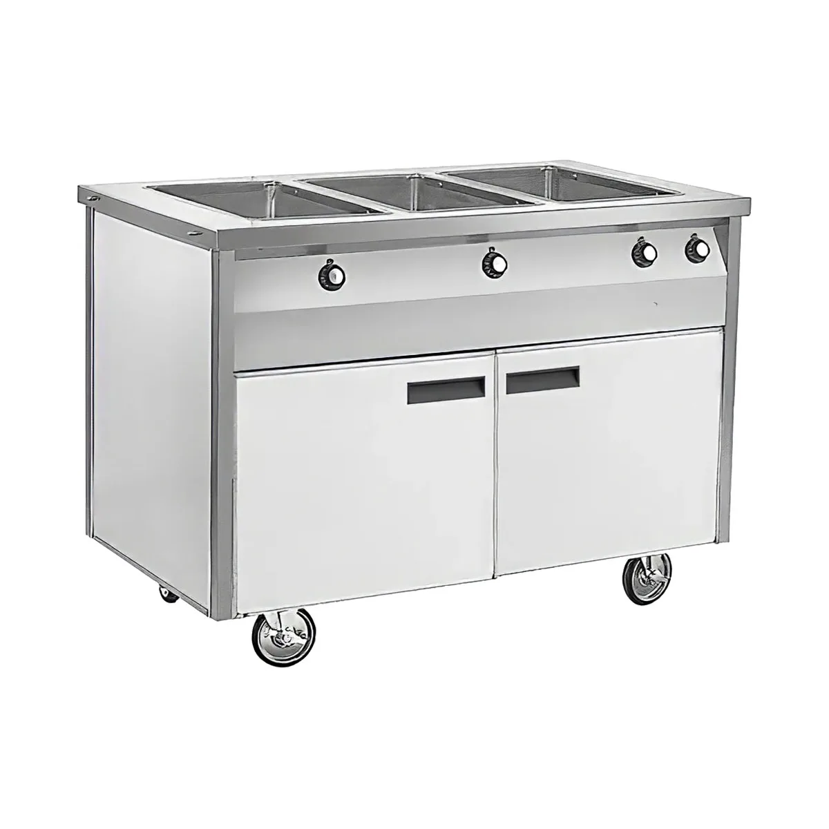 Randell RAN HTD-4S 60"Electric Hot Food Table, (4) Hot Food Wells