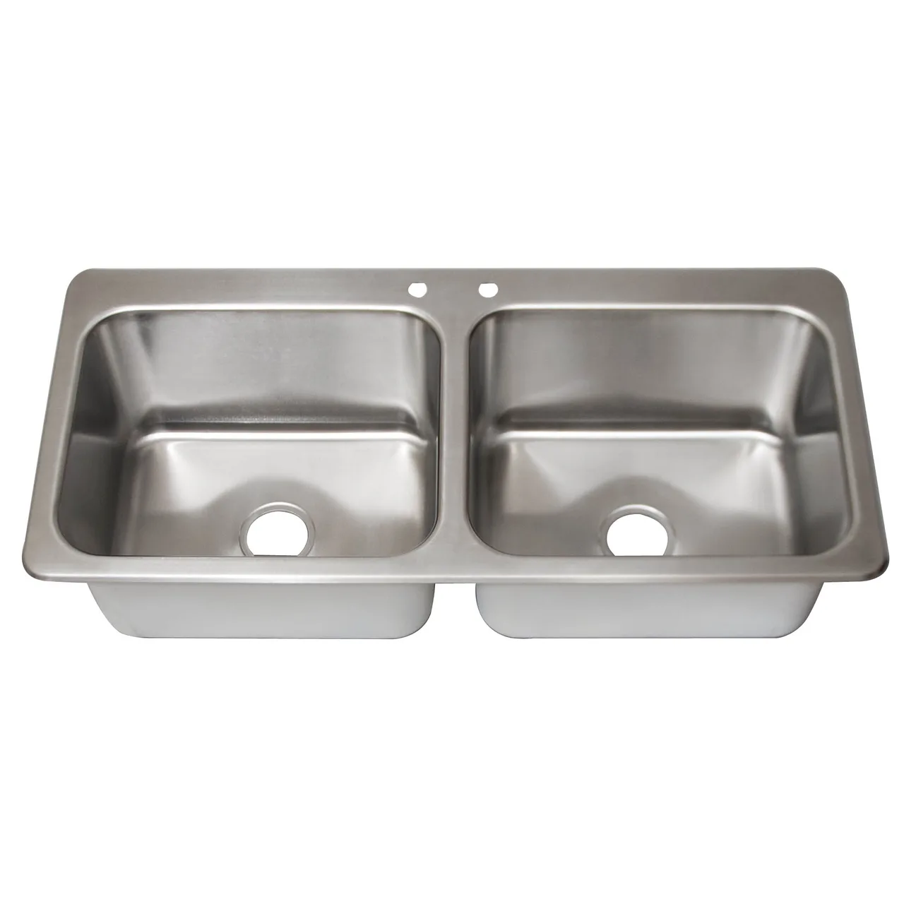 BK Resources DDI2-20161224 Drop-In Sink, Two Compartment