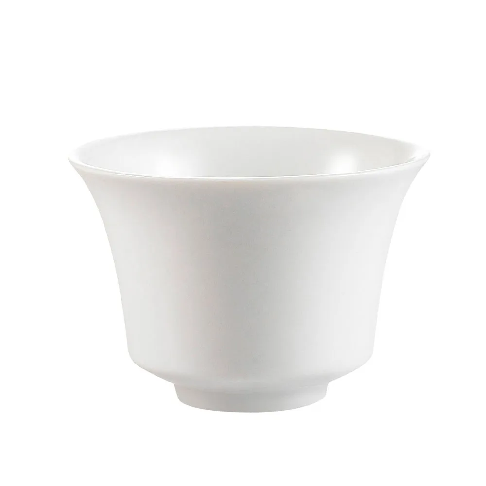 CAC China CTY-C8 Citysquare Bouillon Cup, 4 oz, Porcelain, Super White, Microwave Safe - 1 Dozen
