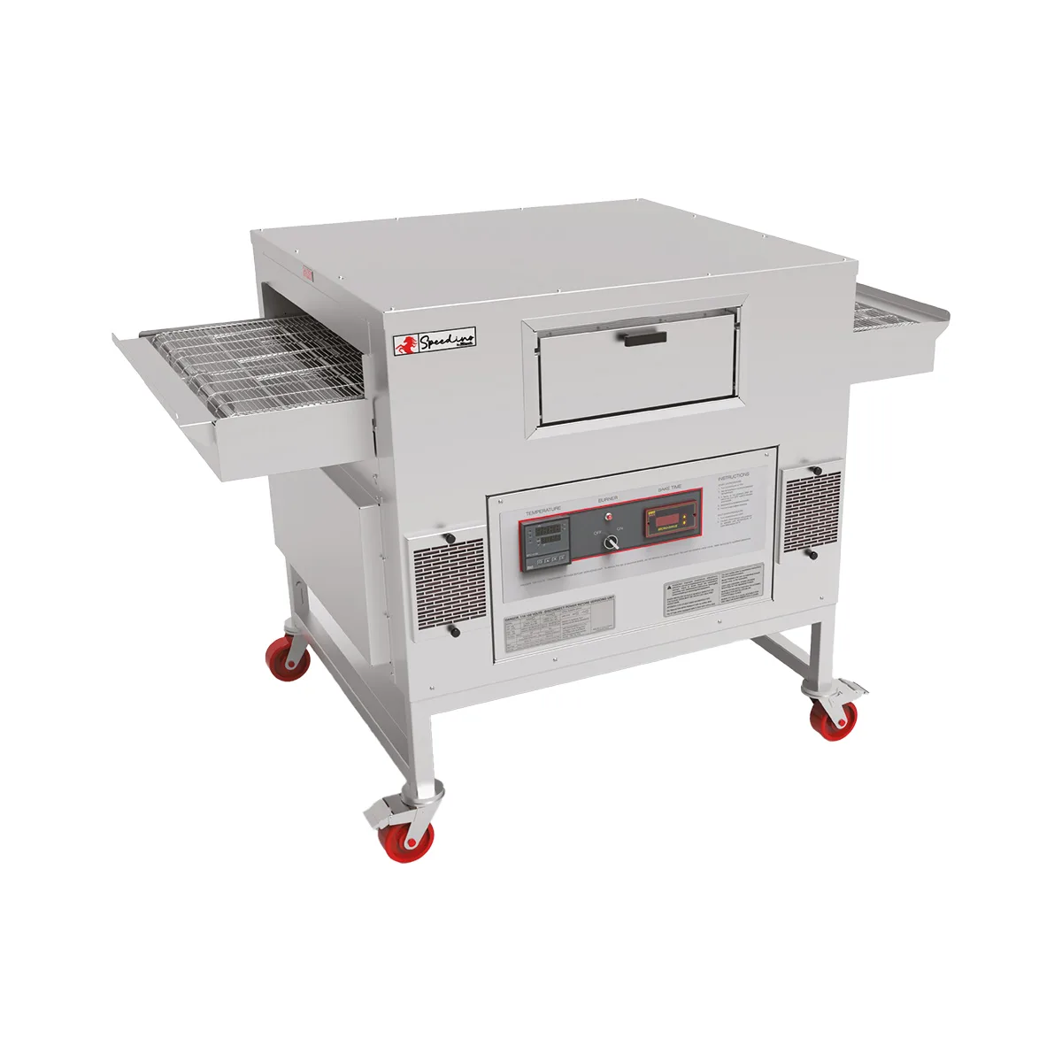 Migali MSP-2638 62" Floor Single Deck Electric Conveyor Pizza Oven, 120V