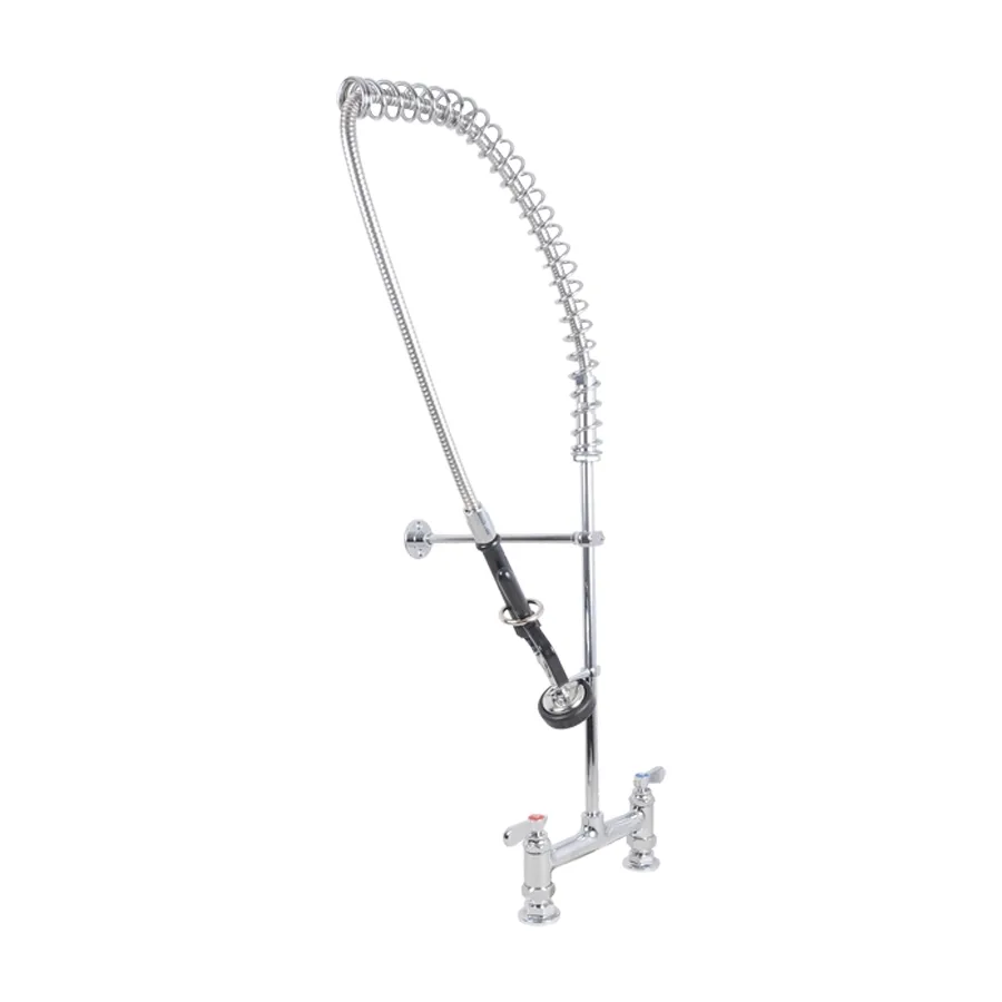 John Boos PB-PRD-2LF Prerinse Unit, Deck Mount, Flex Stainless Steel Hose
