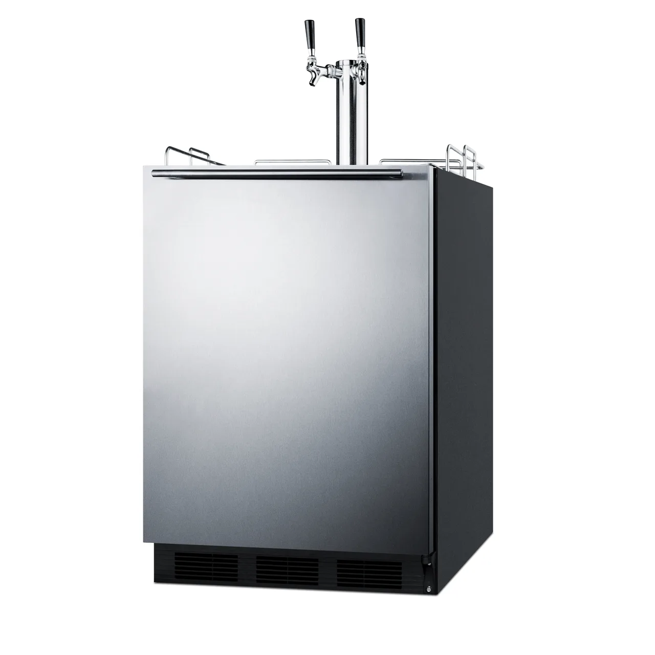 Summit SBC58BLBIADA 24" 1 Tower Draft Beer Cooler Dispenser, 5.5 cu. ft.