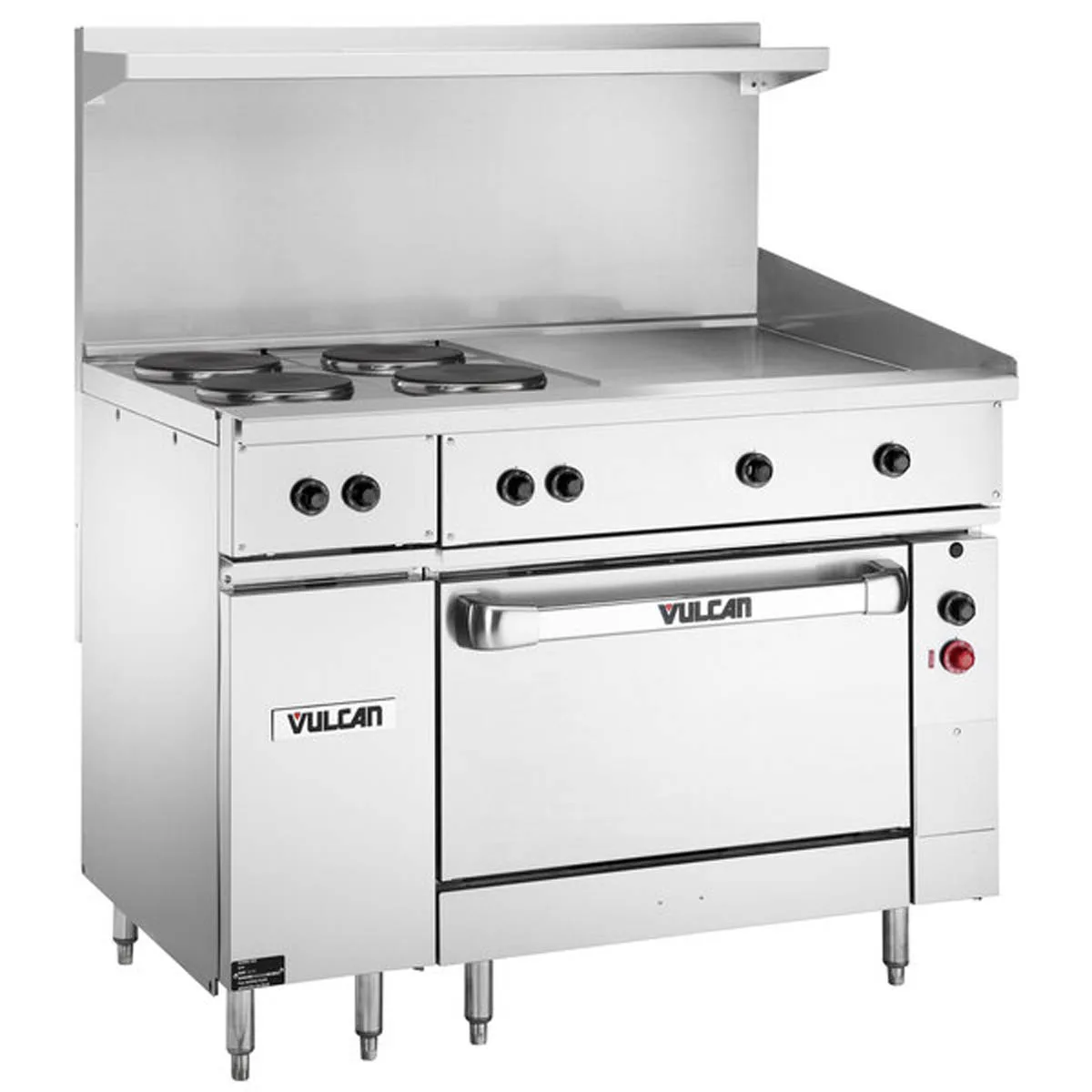 Vulcan EV48S-4FP24G208 Restaurant Range, Electric, 48"