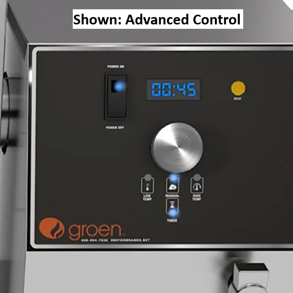 Groen DEE/4T-60A INA/2 60 Gallon Floor Tilting 2/3 Steam Jacketed Electric Kettle Mixer