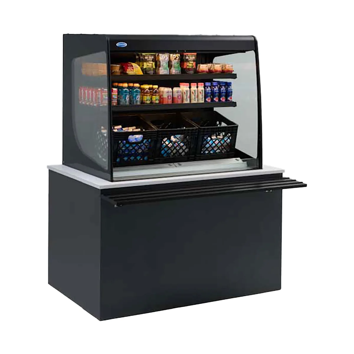 Federal Industries VRSS3660S-SLD 36" Vision Series Refrigerated Slide-In Counter Display Cases