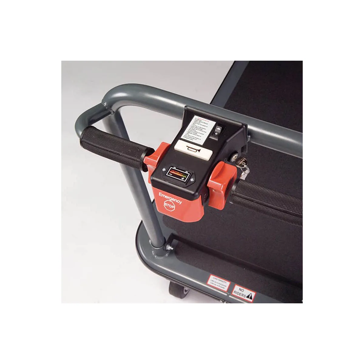 Lakeside 8165 Ergo-One Plus Power Platform Truck, 1500 lbs, 27x41, Steel Frame & Deck, 24V Motor