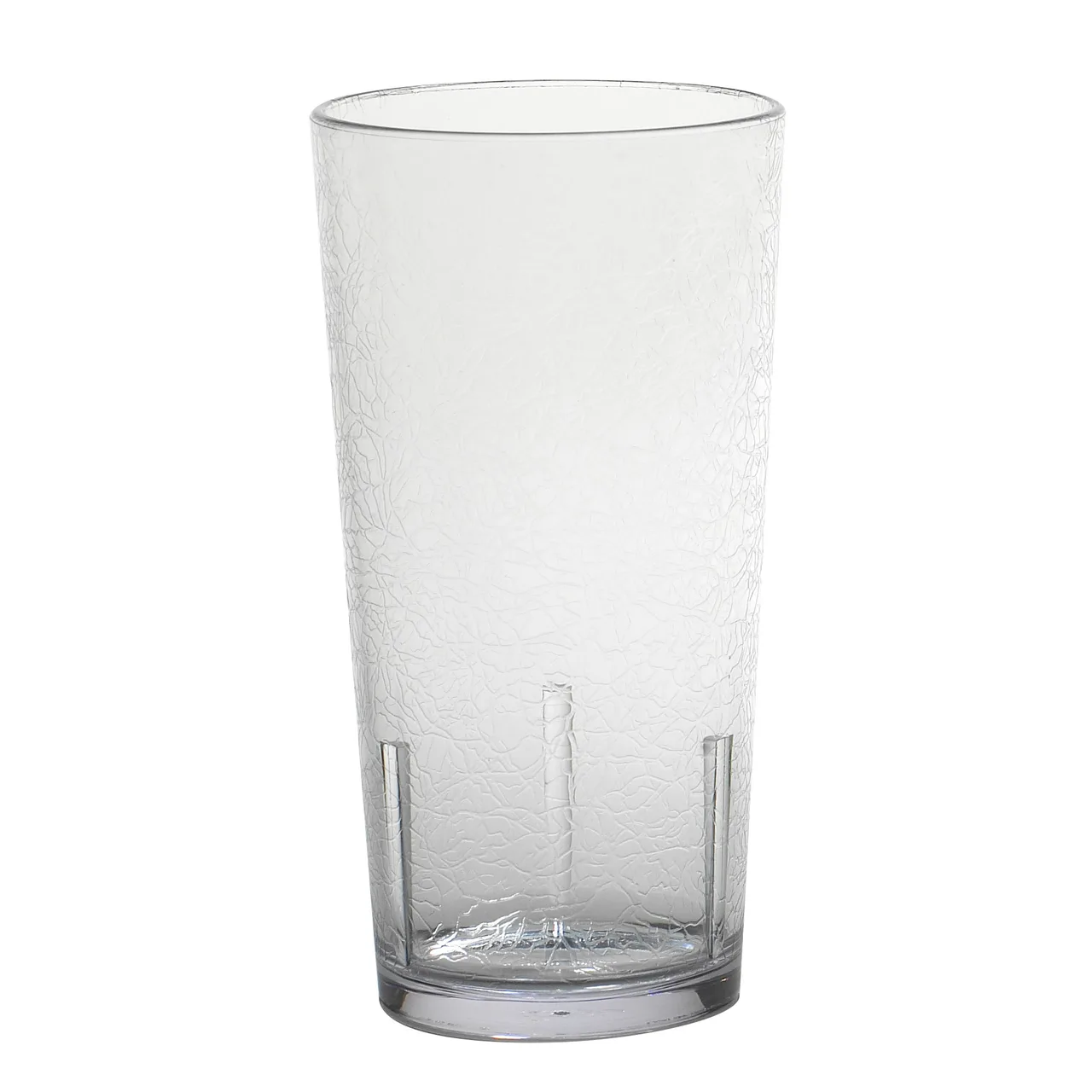 Cambro D16152 - Del Mar 16 oz Crackled SAN Tumbler, 3‑1/16" Top Dia, Rolled Rim, Made in USA