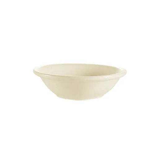 CAC China FR-32 Franklin Fruit Dish, 3.5 oz., 4-1/4" dia. x 1-1/8" H, round stoneware, White - Dozen