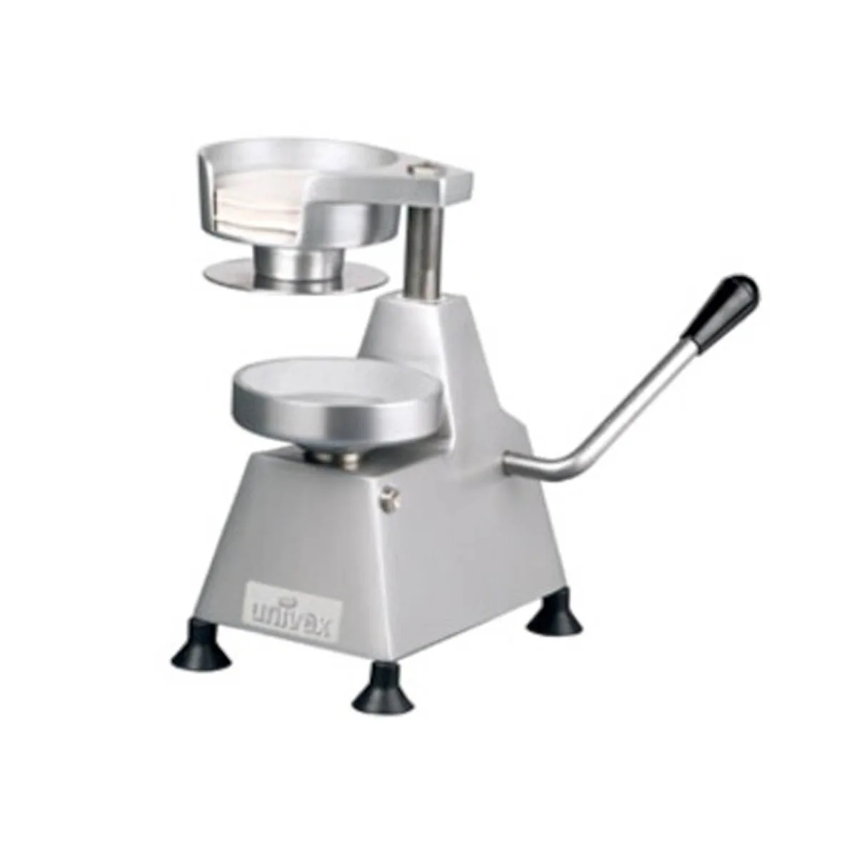 Univex 1405 - Manual 5" PattyPress Burger Mold, Aluminum Body, Stainless Steel Bowl & Ejector, 8oz Capacity