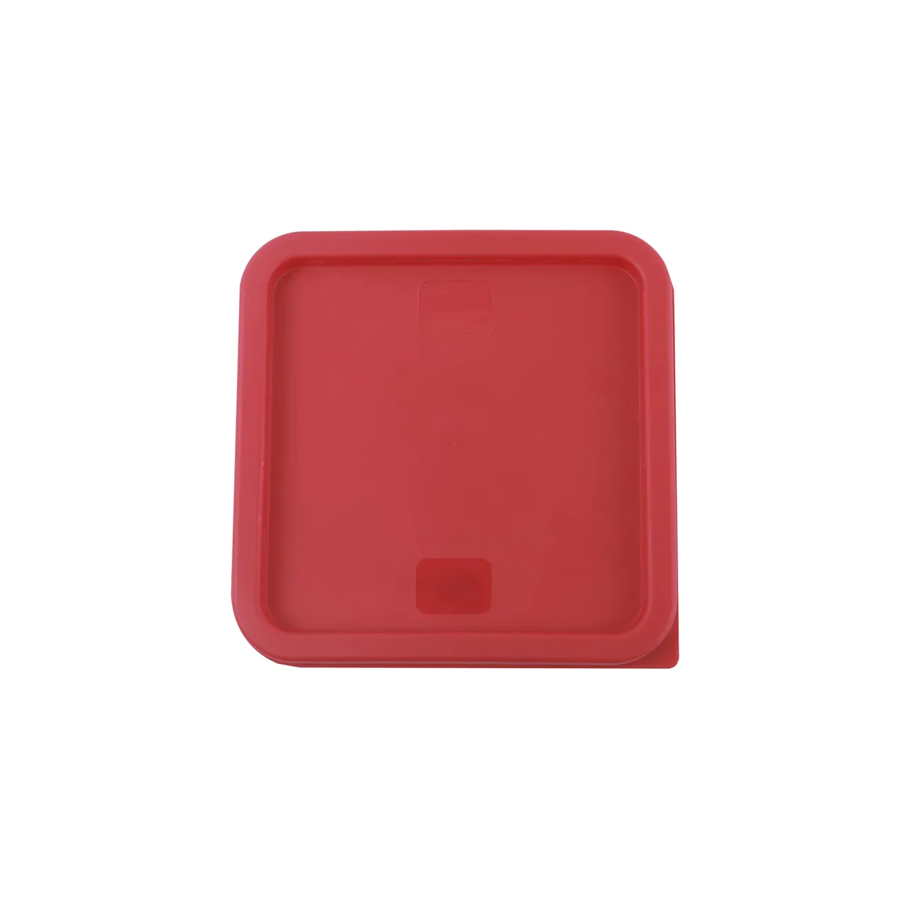 CAC China FSSQ-68CV-R Food Storage Container Cover, Square, Polypropylene, Red, for 6 & 8 qt
