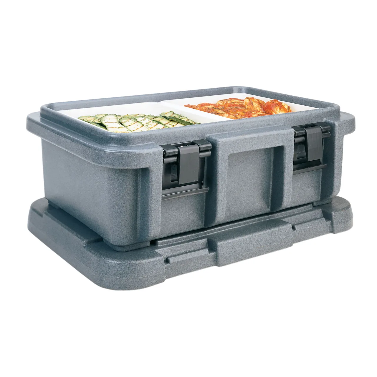 Cambro UPC160191 Ultra Pan Carriers® Top Loading 6" Deep Insulated Food Pan Carrier - Granite Gray
