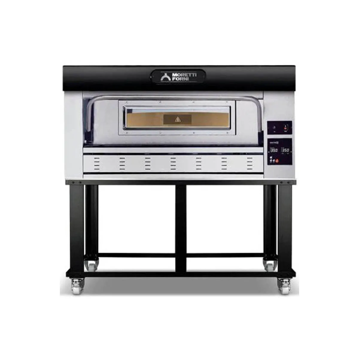 Moretti Forni P110G A1 44" Gas Pizza Deck Oven, 1‑Deck, Refractory Brick, 73.361 BTU