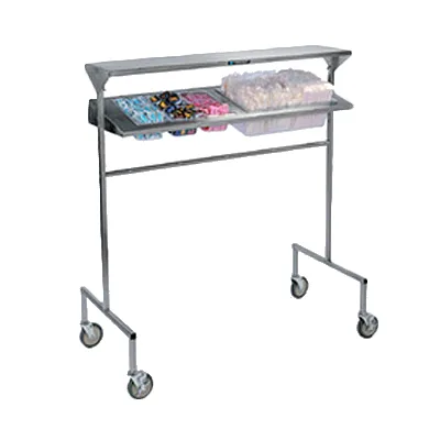 Lakeside 2600 Tray Starter Station, Stainless Steel, Mobile, NSF, 5" Swivel Casters