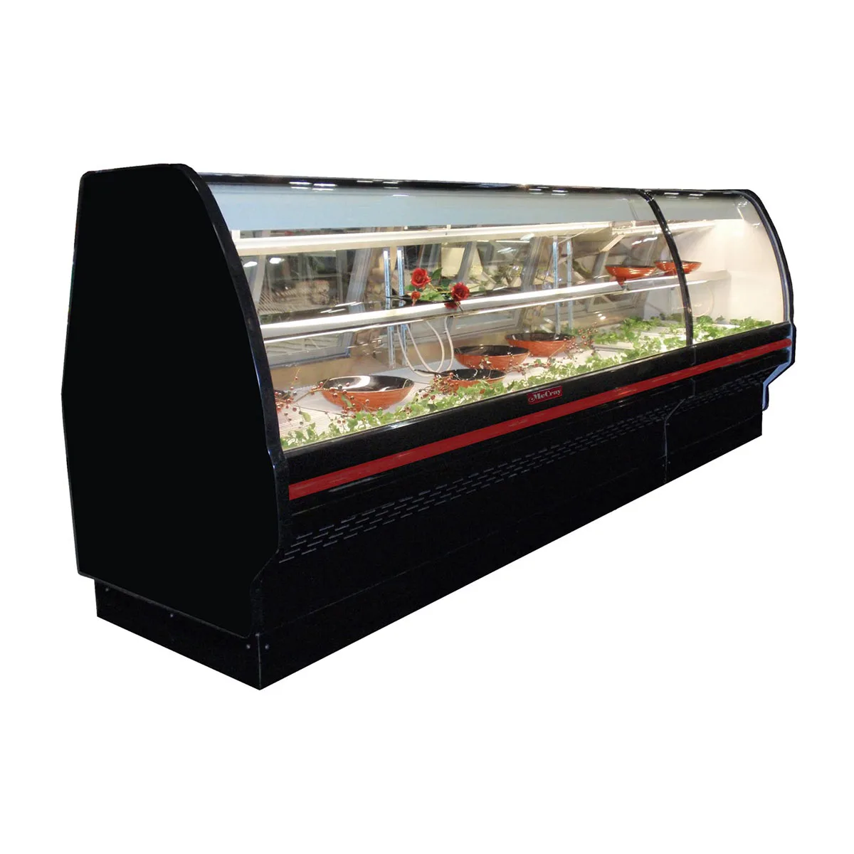 Howard-McCray SC-CDS40E-4C-BE-LED 52" Curved Refrigerated Deli Display Case