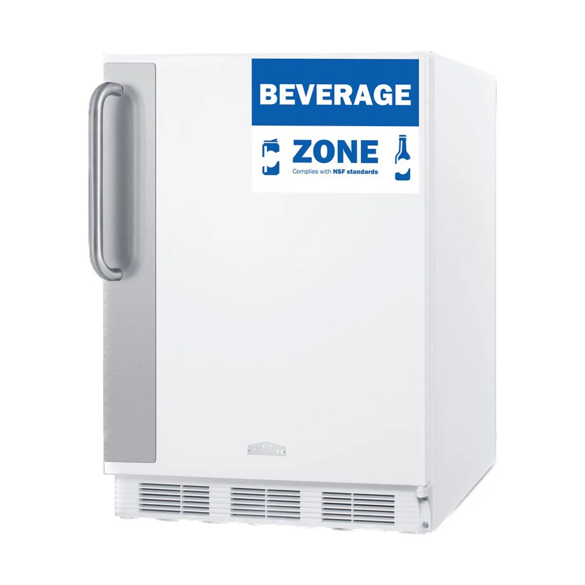 Summit FF6W7BZADA One Section Reach-In Refrigerator in White, Right Hinged Door, ADA Compliant, 5.5 cu. ft.