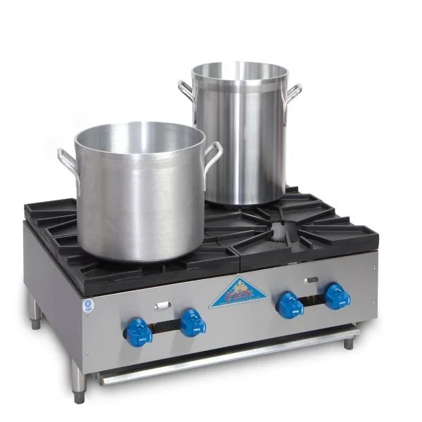 Comstock-Castle FHP4 48" Countertop Gas Hotplate with (4) Burners, Manual Controls, 96.000 BTU