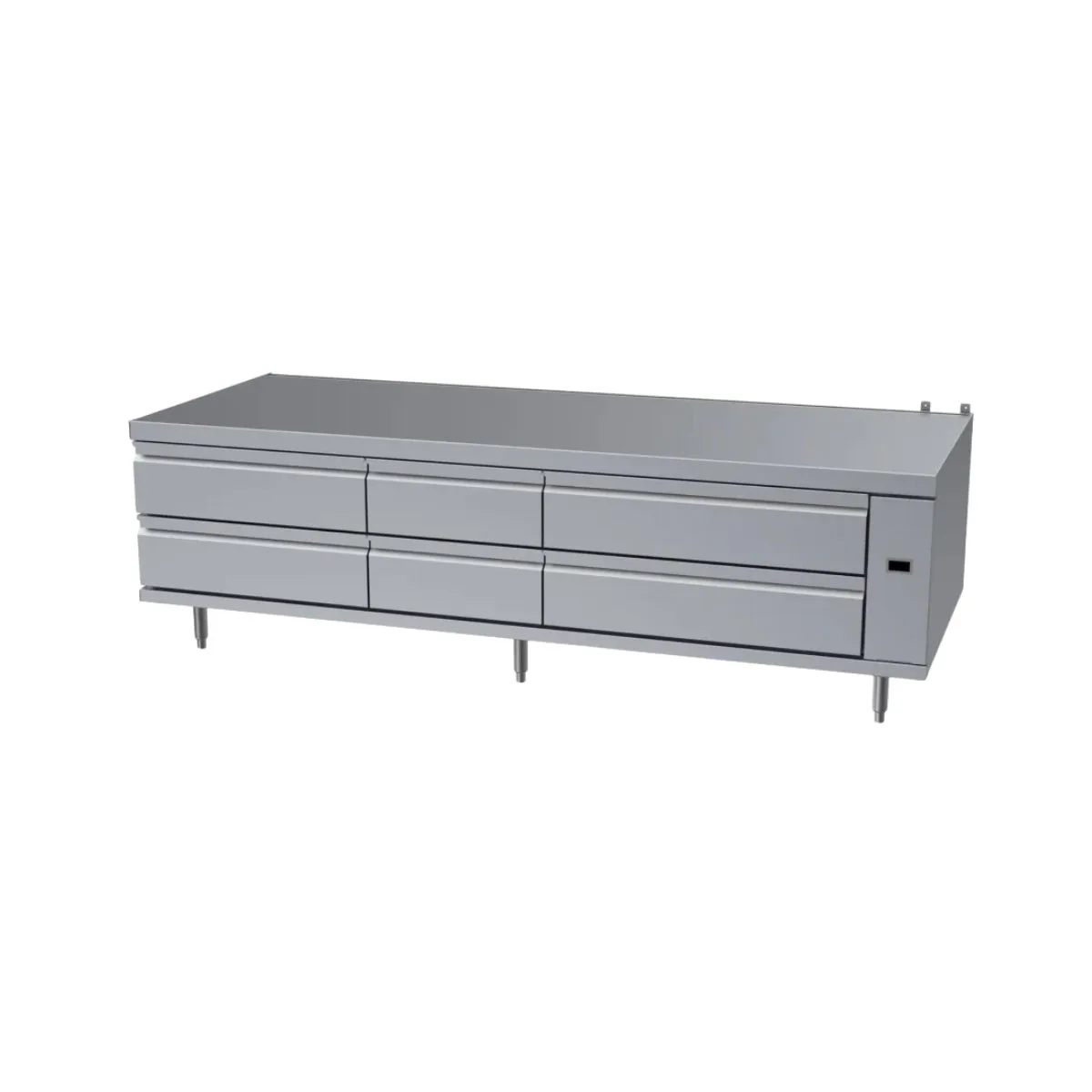 Garland US Range UN17R84 84" 6 Drawers Polar Cuisine Refrigerated Chef Base, Remote