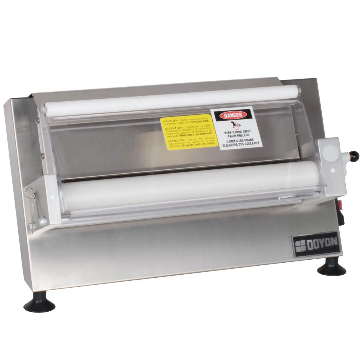 Doyon DL18SP Countertop Single Pass Dough Sheeter 18" Single Horizontal Roller, 1/2 Hp