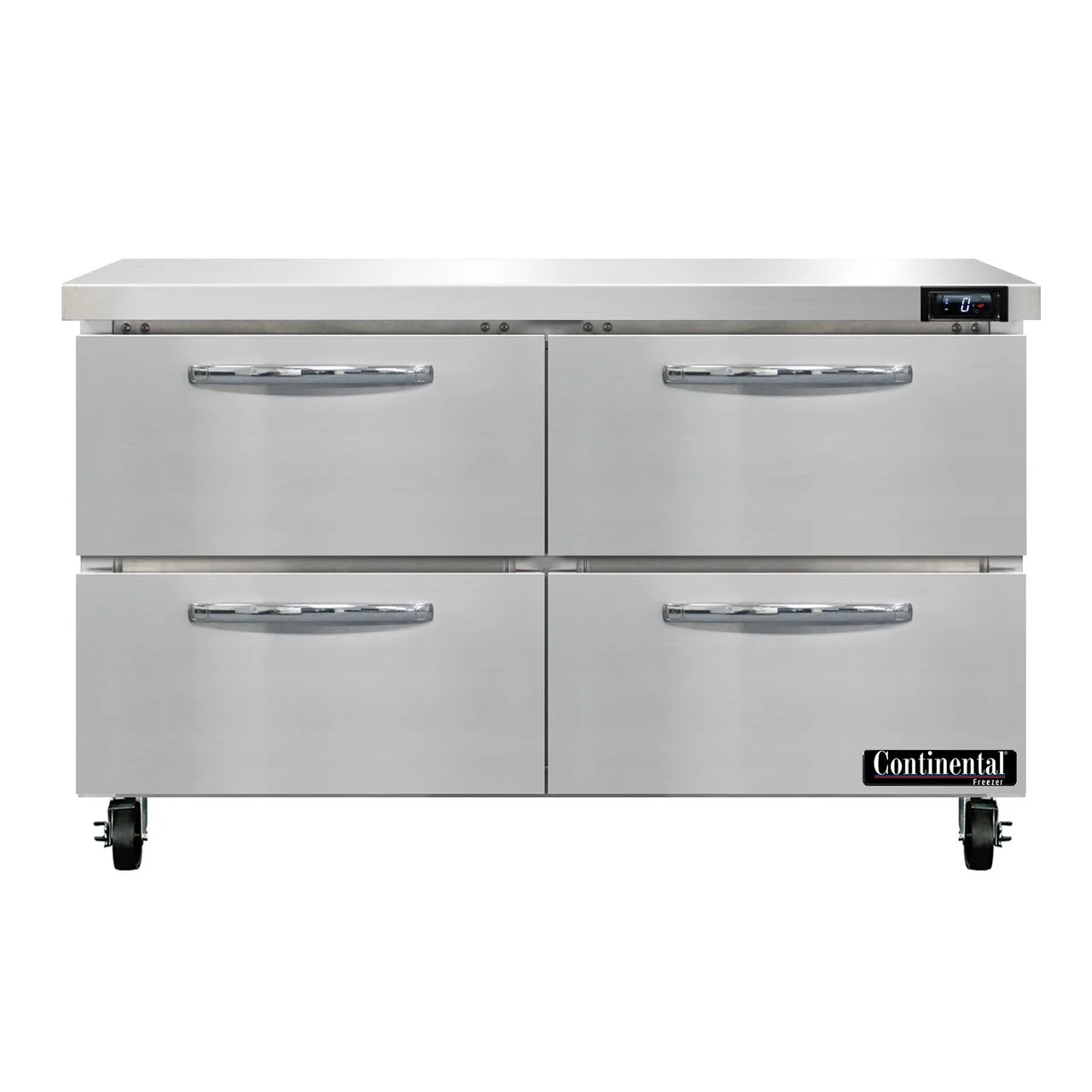 Continental Refrigerator SWF48N-D 48" 2-Section Worktop Freezer w/ 4 Drawers, 13.4 cu. ft.