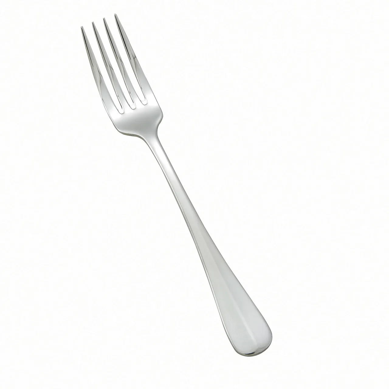 Winco 0034-05 Dinner Fork, 7-1/8" Stanford, 18/8 Stainless Steel, Mirror Finish - 1 Dozen