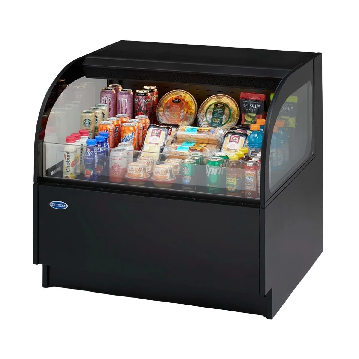 Federal Industries UCRSL4833C 47" Undercounter Slim-Line Refrigerated Self-Serve Merchandiser