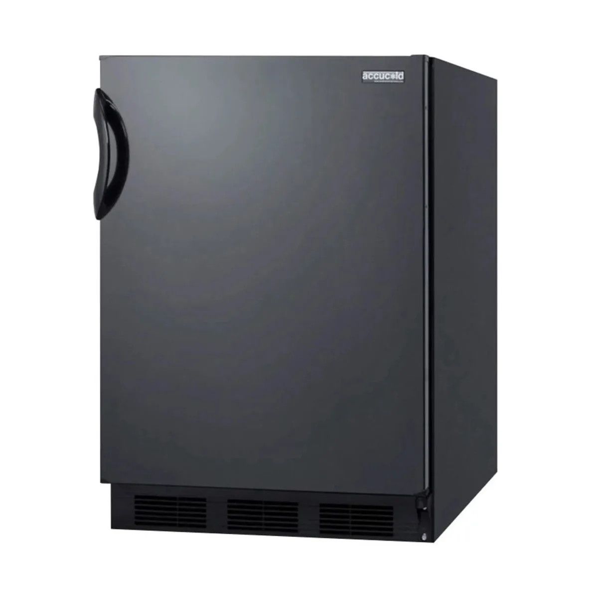 Summit FF7BK 24" Freestanding Undercounter Refrigerator in Black, 5.5 cu. ft.
