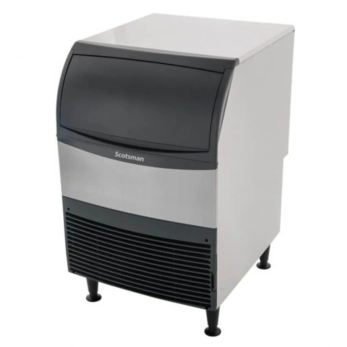 Scotsman UF424A-6 Air-Cooled Flake-Style Ice Maker with Bin, 370 lbs/Day, 50hz Export Model