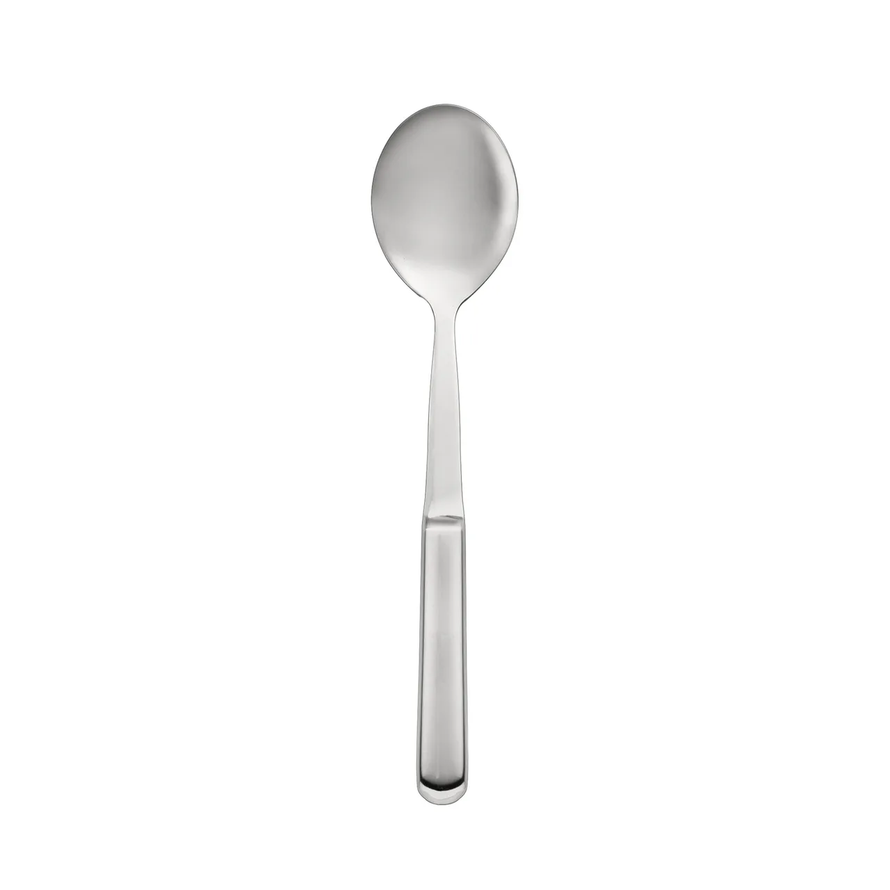 CAC China SBFH-SO01 Solid Serving Spoon, 11 3/4"L, Stainless Steel, Mirror Finish