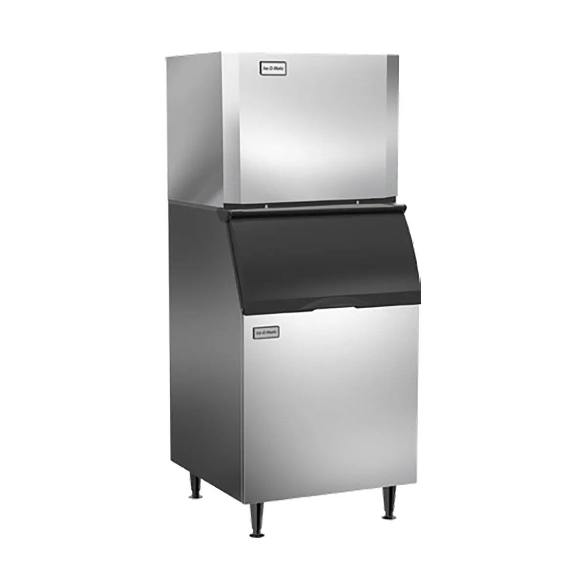 Ice-O-Matic CIM0330HA90/B55 Air Cooled Half Cube 313 lb Ice Machine with Bin, 510 lb Storage