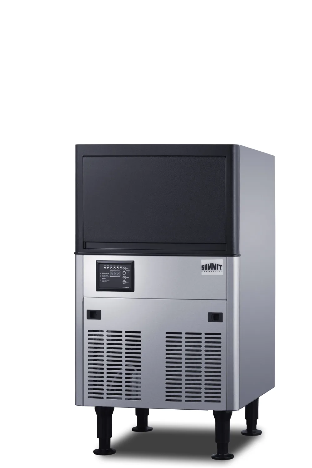 Summit BIM125 23\" Stainless Ice Maker Bin, 120 lb Cube Ice, 40 lb Storage, ENERGY STAR, 115V ETL