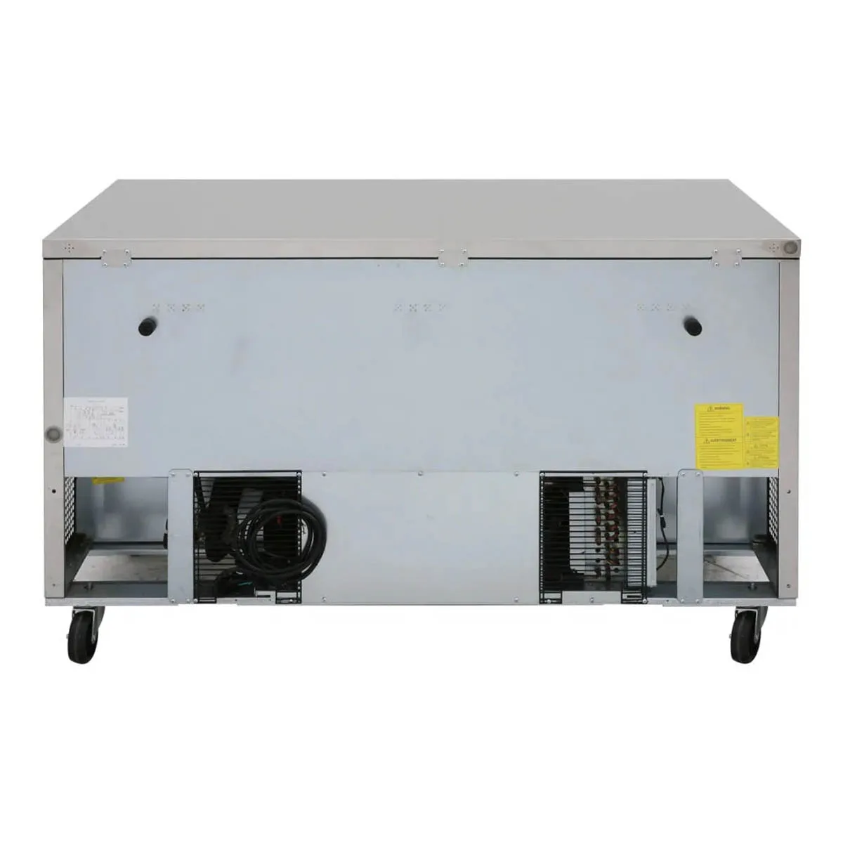 Turbo Air MUR-60-N 60" 2-Section Undercounter Refrigerator w/ 2 Doors, 17 cu. ft.
