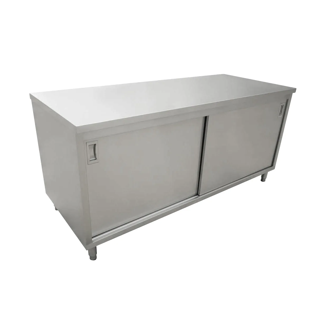 Omcan USA 44187 Cabinet Base Sliding Doors Work Table