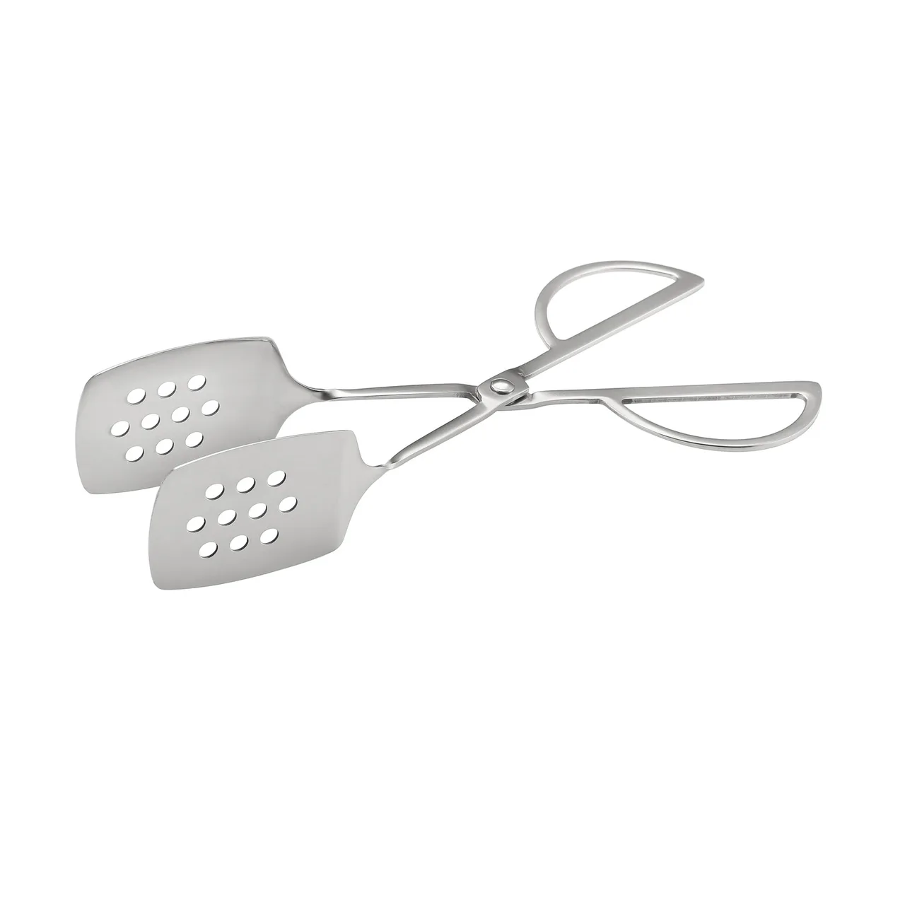 CAC China STG2-11P Pastry Tongs, 10-1/2", Perforated, 18/8 Stainless Steel