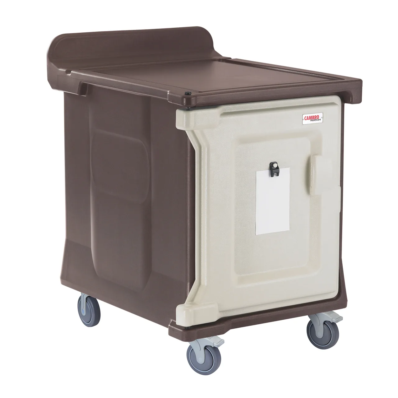 Cambro MDC1520S10194 Granite Sand 10 Tray Room Service Meal Delivery Cart
