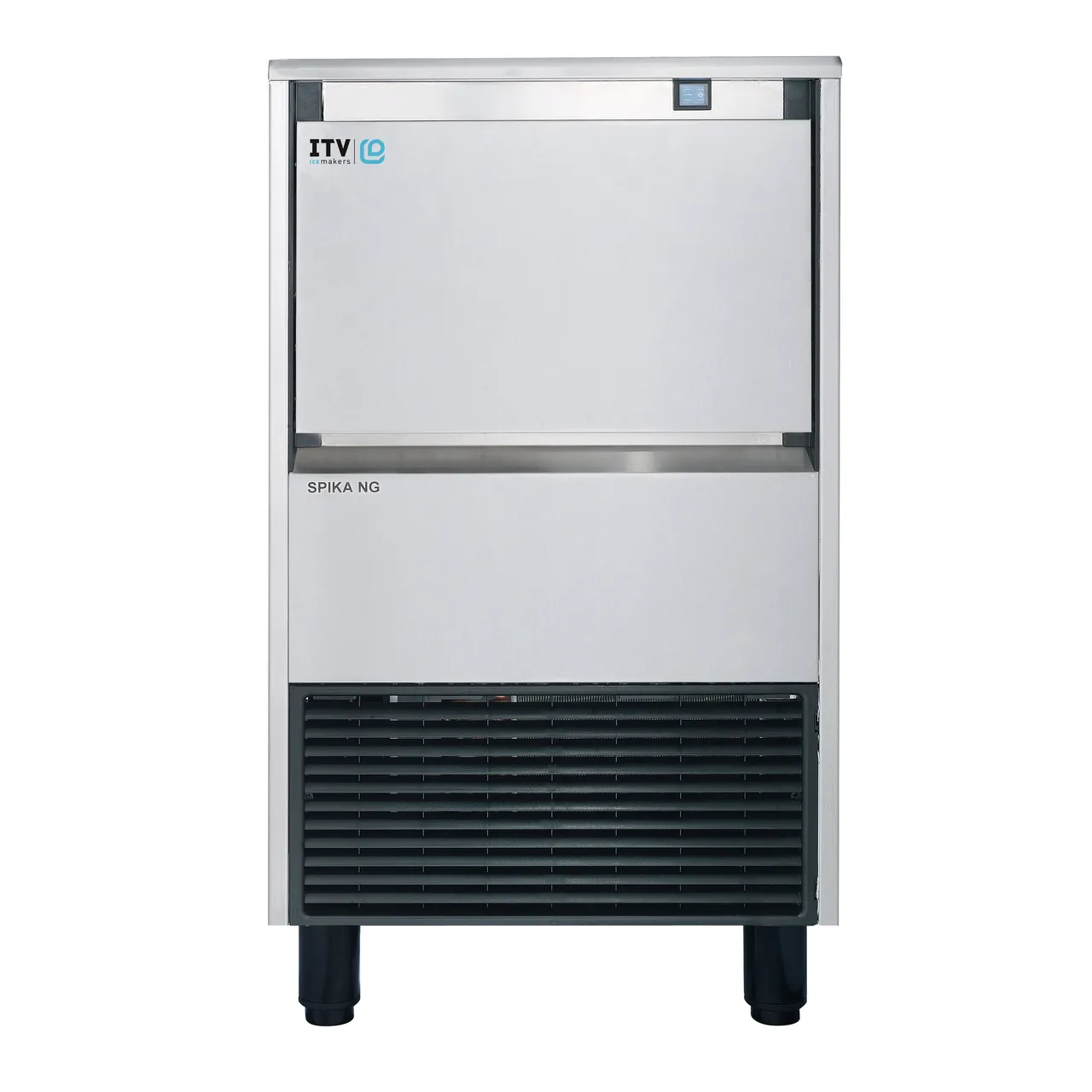 ITV SPIKA NG 125 Ice Maker with Bin, 44.1 lbs, Adjustable Cubes, 146 lbs/Day