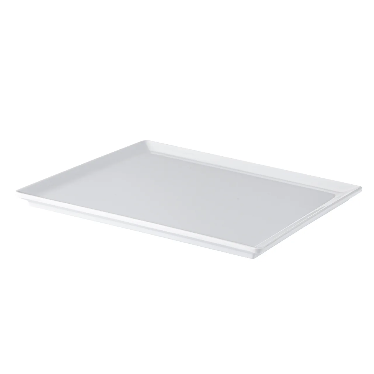 CAC China XFCH-SQ16 - Plate, 10-3/4" W x 10-3/4" D x 5/8" H, White China, Narrow Rim - Dozen