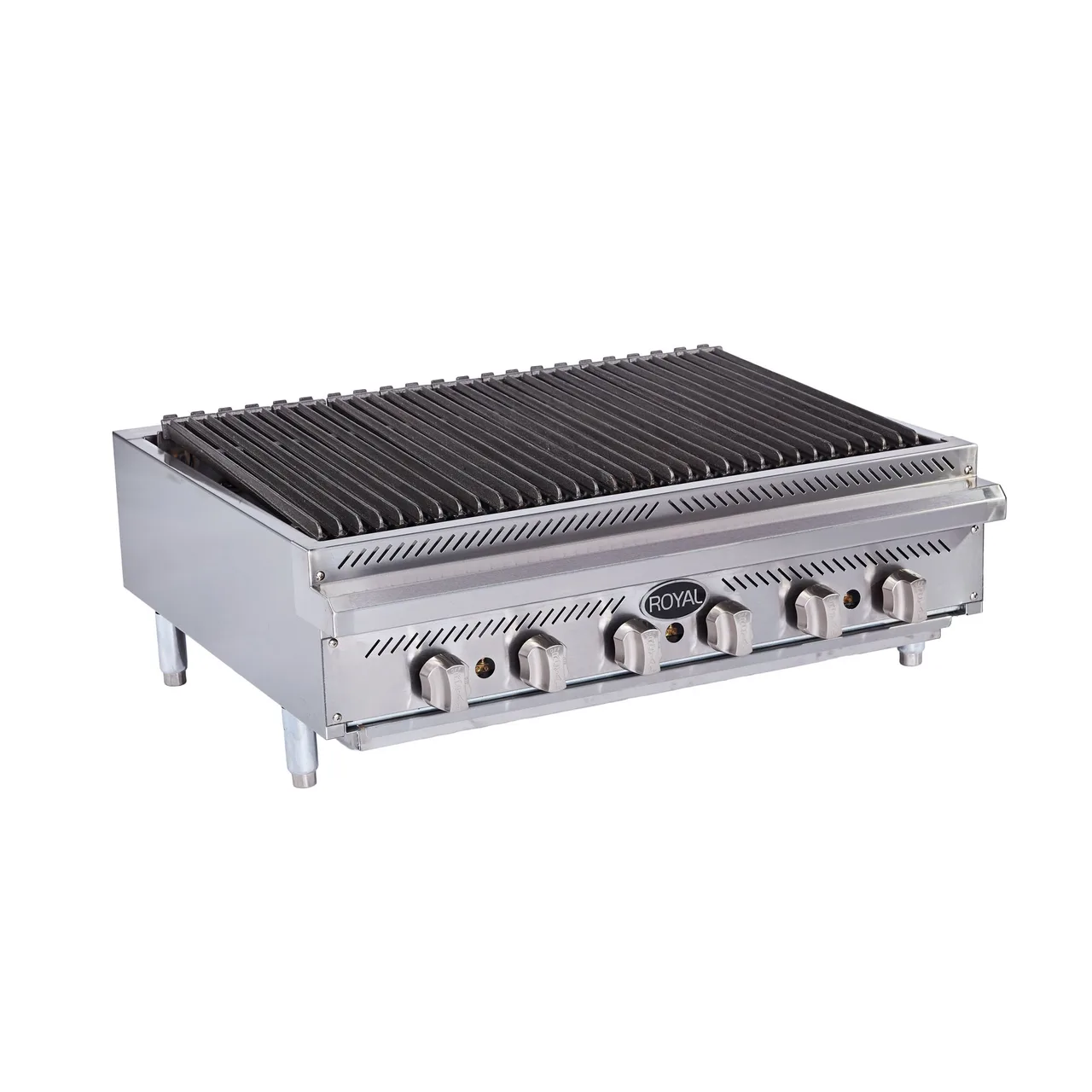 Royal Range of California RRB-12 12" Countertop Gas Radiant Charbroiler, (1) Burner, 15.000 BTU